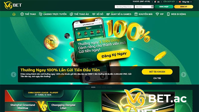 Cách đăng nhập nhà cái V9bet đơn giản