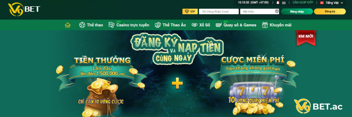 Hoàn trả cược mỗi ngày lên đến 9.000.000.000VND