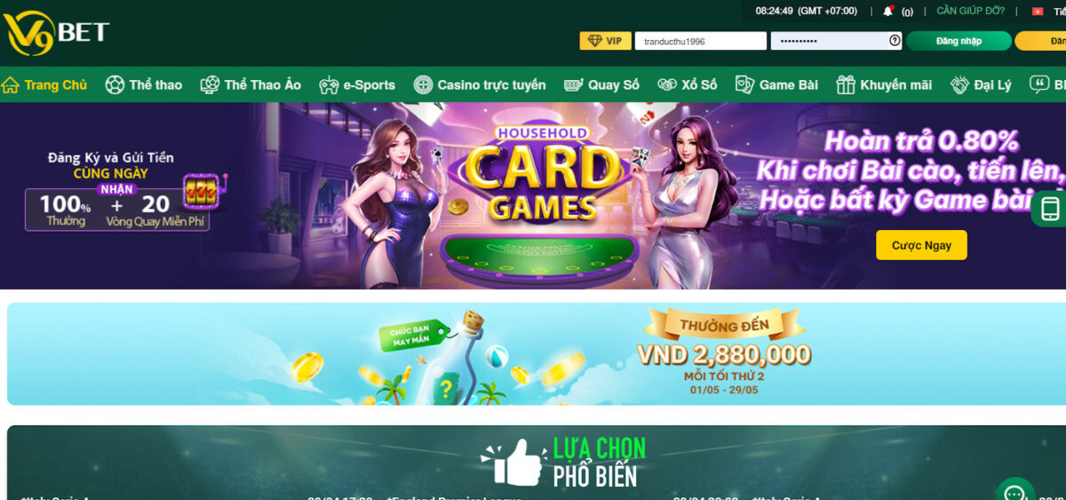 Hướng dẫn cách đăng nhập V9bet cơ bản cho người mới