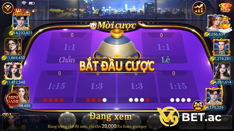 Luật chơi xóc đĩa v9bet khá đơn giản