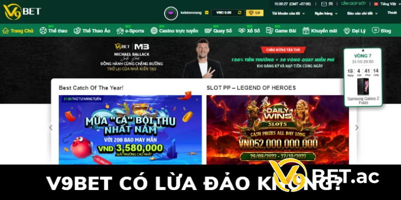 V9bet lừa đảo có phải là sự thật không?